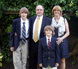 Family at wedding in Vermont, 2011