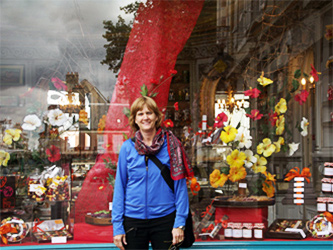 Annette Finley-Croswhite on a research trip