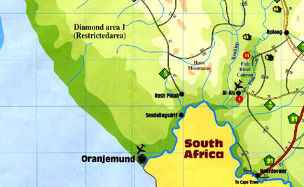 Rosh Pinah location map